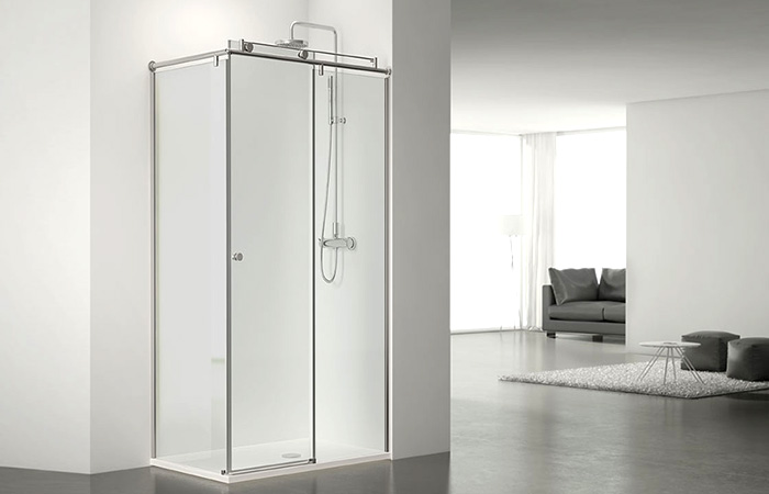 Mampara de bañera plegable Design Pure HPL Hüppe