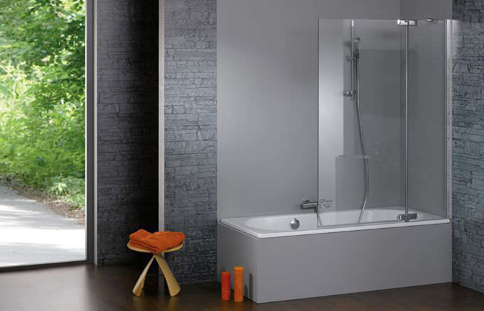 Mampara de bañera plegable Design Pure HPL Hüppe