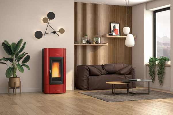Hidroestufa de pellets ISIDORA IDRO H20- 20 kW de La Nordica Extraflame - Imagen 3