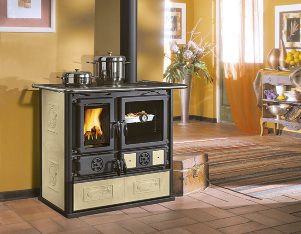 Cocina cerrada de Leña ROSA 4.0 LIBERTY - 8,4 kW de La Nordica Extraflame - Imagen 2