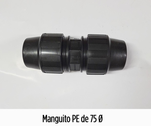 Manguito PE 75 x 75 mm