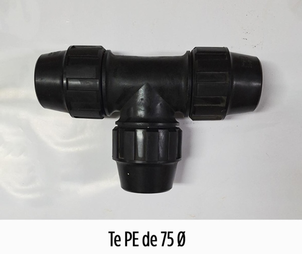 TE PE igual de 75x75x75 mm